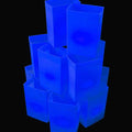 Set of 12 Blue Luminaries