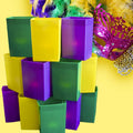 Set of 12 Mardi Gras Luminaries