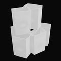 Set of 6 White Luminaries
