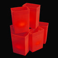 Set of 6 Red Luminaries