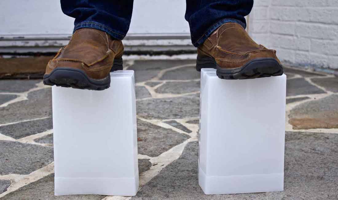 flic luminaries are so strong you can stand on them