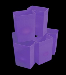 Set of 6 Purple Luminaries