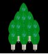 Set of 13 Replacement Green C7 Light Bulbs