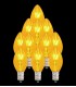 Set of 13 Replacement Yellow C7 Light Bulbs