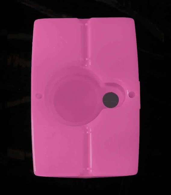 View of Pink Luminary bottom