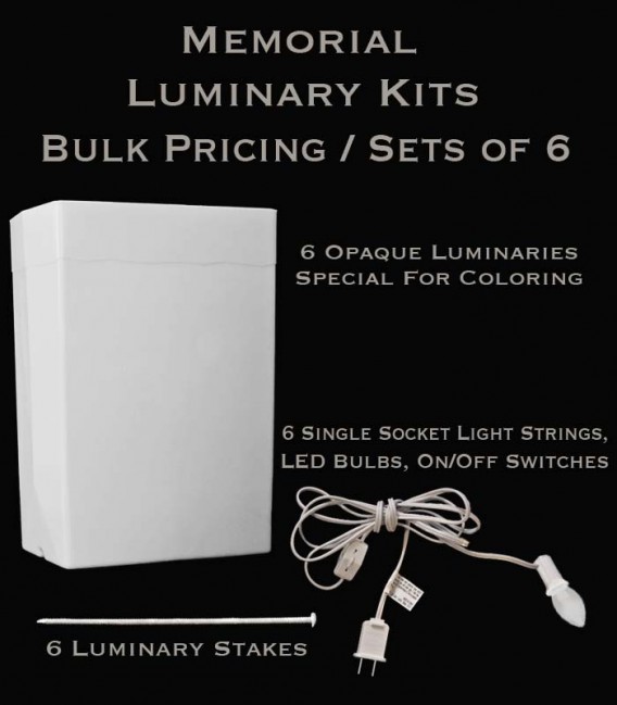 Bulk Memorial Luminary Kits