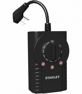 Stanley 2-Outlet Darkness-Sensing Timer