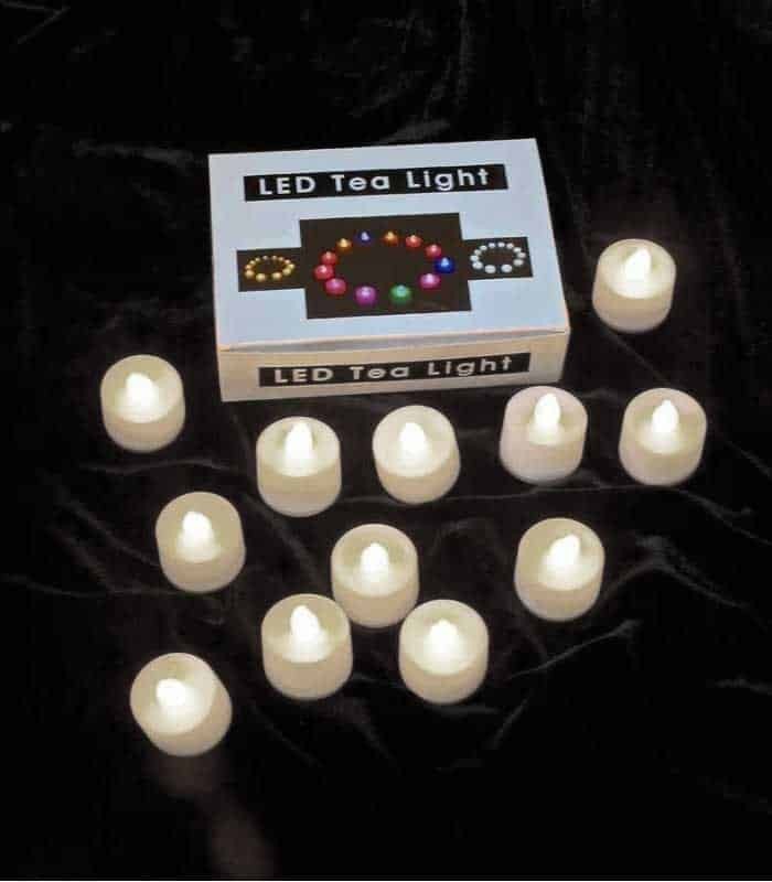 set of 12 warm white led tealights for luminaries set of 12 warm white led tealights for luminaries