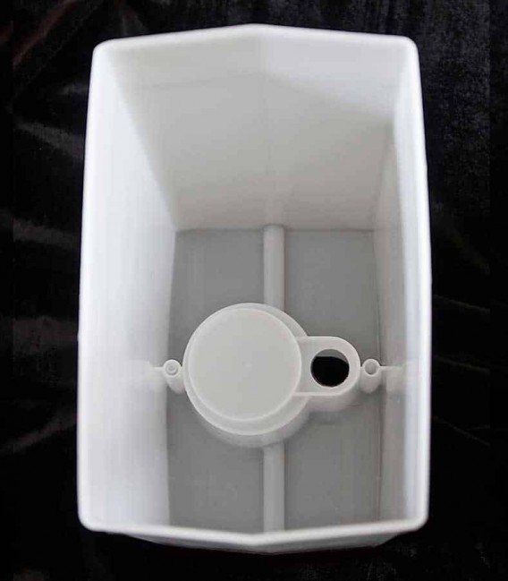 View looking inside White Luminary