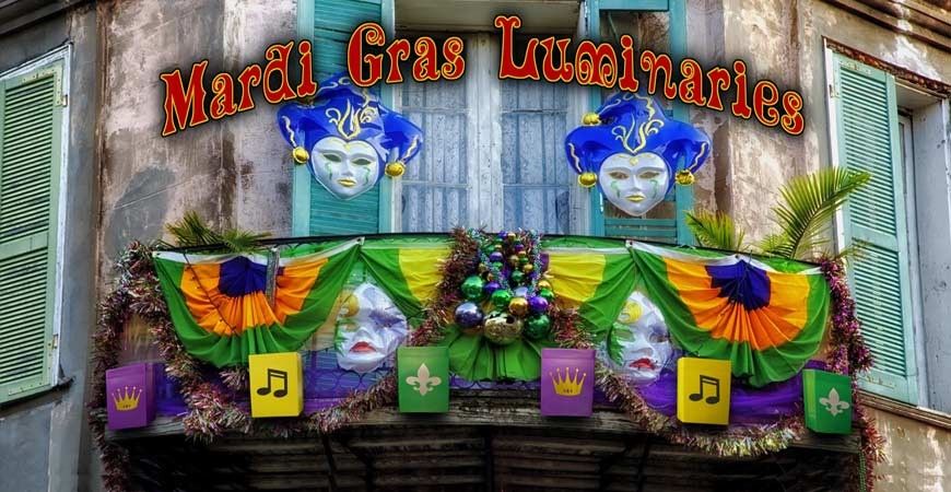 Mardi Gras Luminaries & the New Orleans House Float Tradition