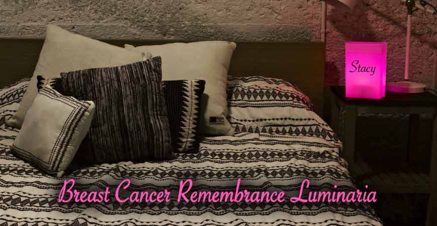 Breast Cancer Remembrance Luminaria