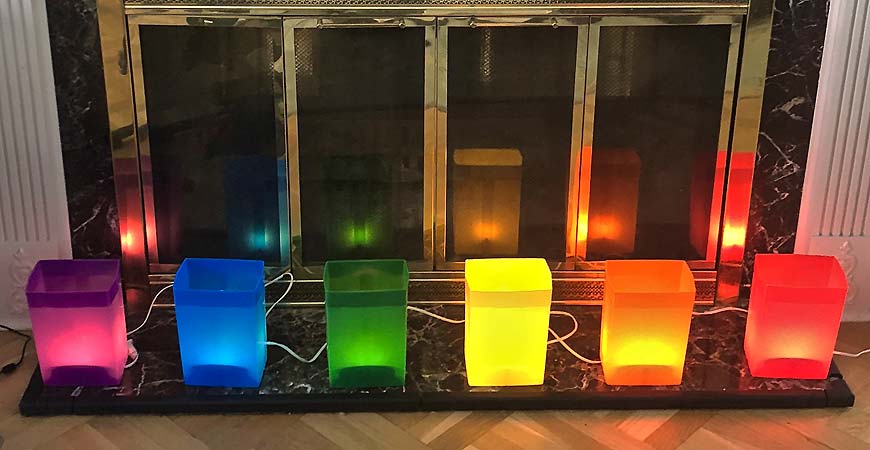Rainbow Luminaries Take Off!
