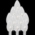 Set of 13 Replacement Clear C7 Light Bulbs