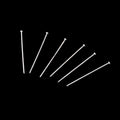 Set of 6 Luminary Stakes