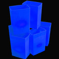 Set of 6 Blue Luminaries