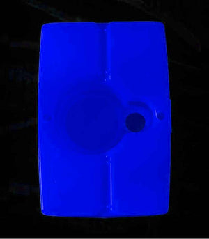 View of Blue Luminary bottom	