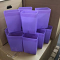 Set of 12 Light Purple Factory Flawed Luminaries