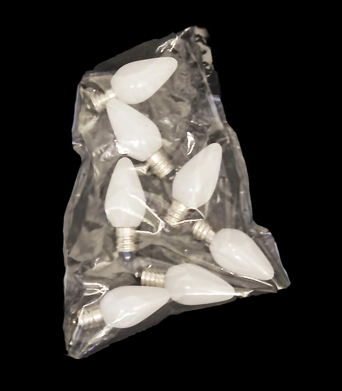 Set of 7 LED C7 Warm White Bulbs