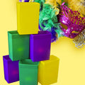Set of 6 Mardi Gras Luminaries