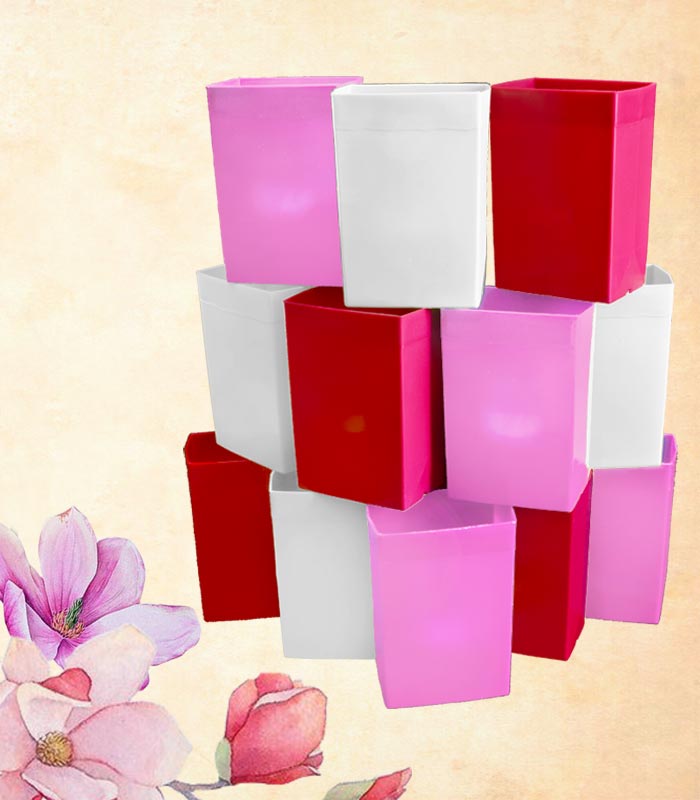 Set of 12 Romantic Luminaries