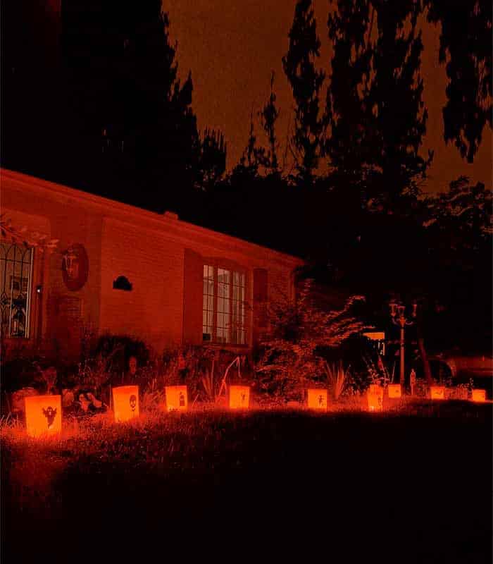 Set of 6 Halloween Luminaries