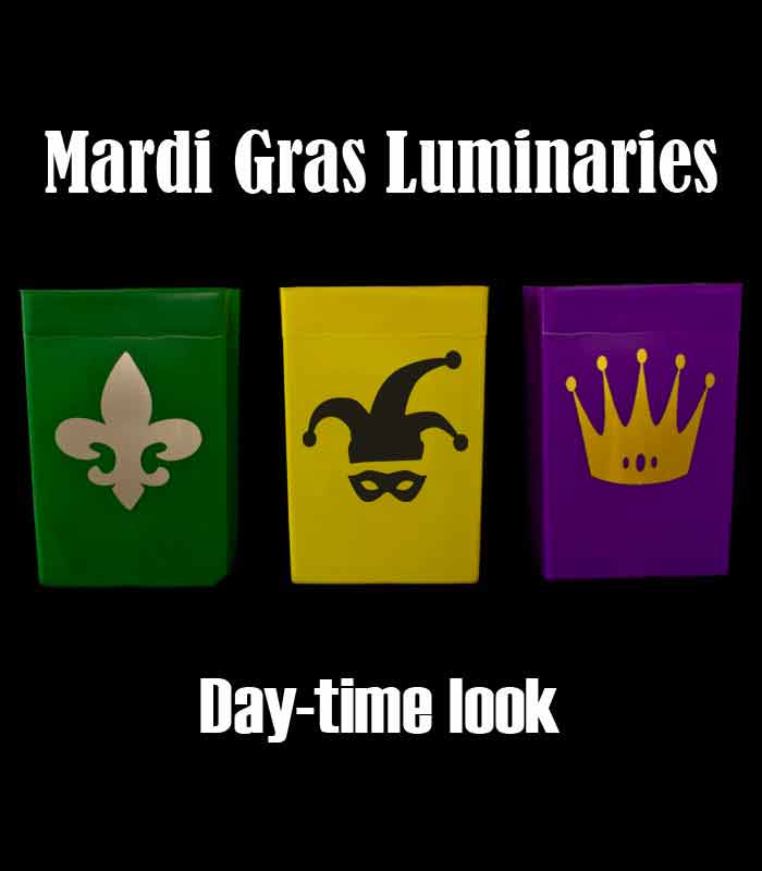Mardi Gras Luminaries - Day-time Look