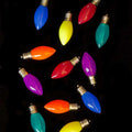 Set of 12 Colored LED C7 Light Bulbs