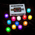 Set of 12 Color-Changing LED Tealights