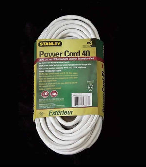 Stanley White Power Cord 40 (back)