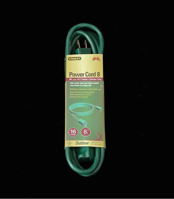 Stanley Power Cord 8 (front)