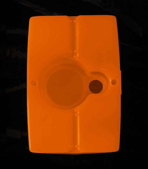 View of Orange Luminary bottom