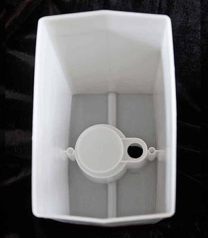 View looking inside White Luminary