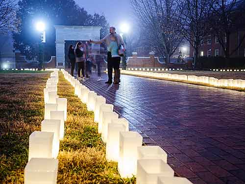 luminary event at Wake Forest University