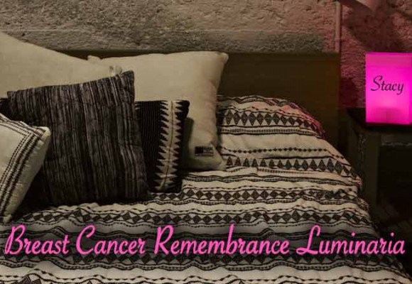 Breast Cancer Remembrance Luminaria